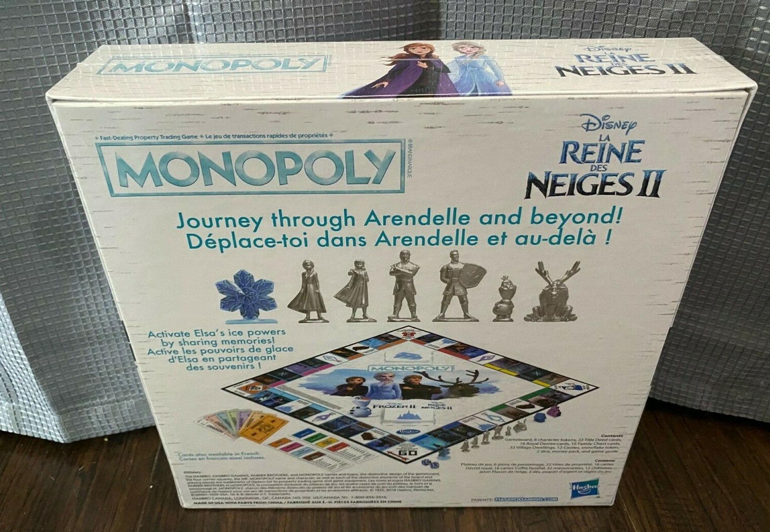 Hasbro Gaming Monopoly Disney Frozen II Board Game New 2 Elsa Olaf Anna Kristoff
