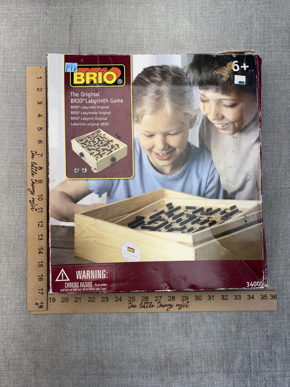 BRIO The Original Labyrinth Wooden Skill Action Game Boxed Kids Family Classic