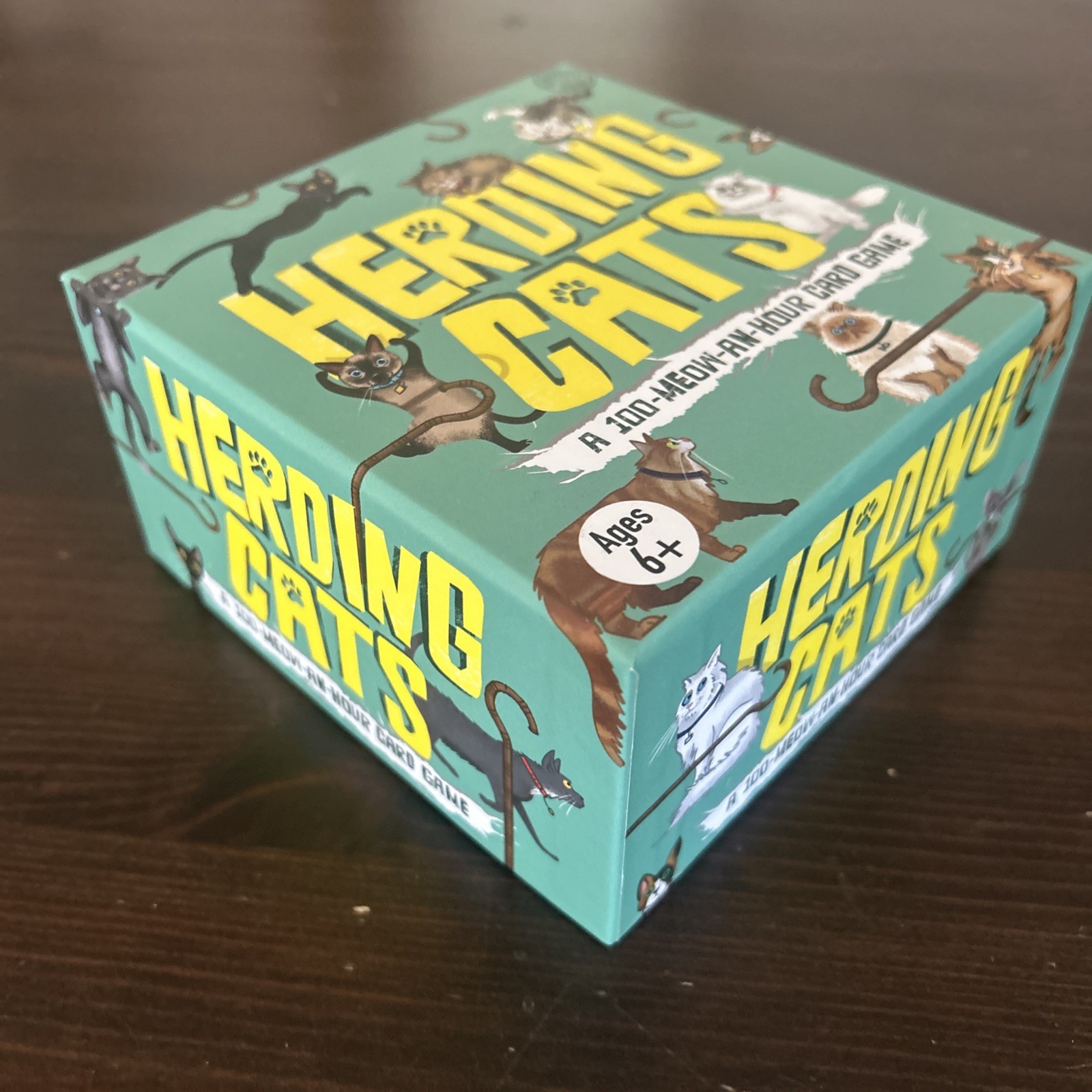 Herding Cats Card Game “100-Meow-an-Hour” Fast & Fun 20 Min to Play Ages 6+