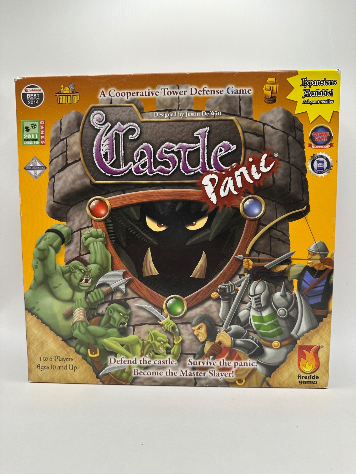 Castle Panic A Cooperative Tower Defense Game Fireside Games COMPLETE 10+ 1-6 P