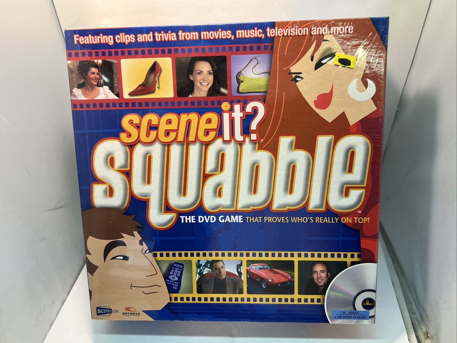 Scene It? Squabble ~ DVD Board Game ~ Trivia ~ New in Sealed Box