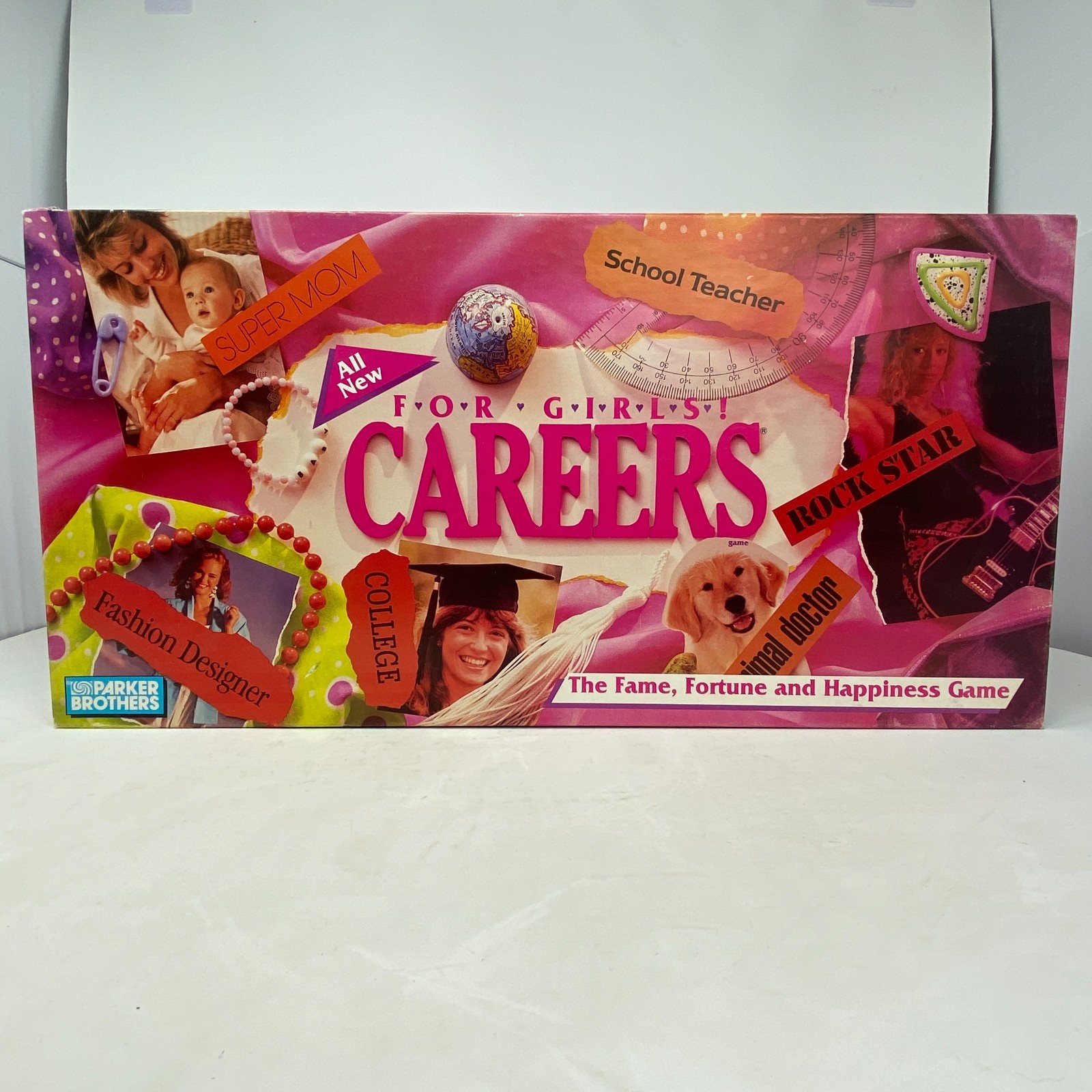 Vintage 1990 CAREERS For Girls Parker Brothers Board Game COMPLETE