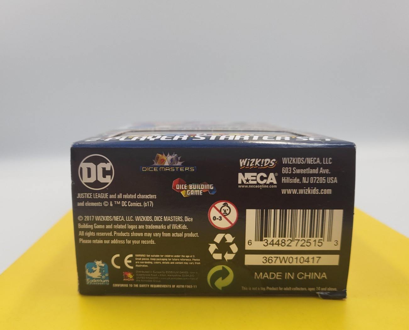 Superman Wonder Woman Dice Masters 2-Player Starter Set Sealed Wizkids/Neca