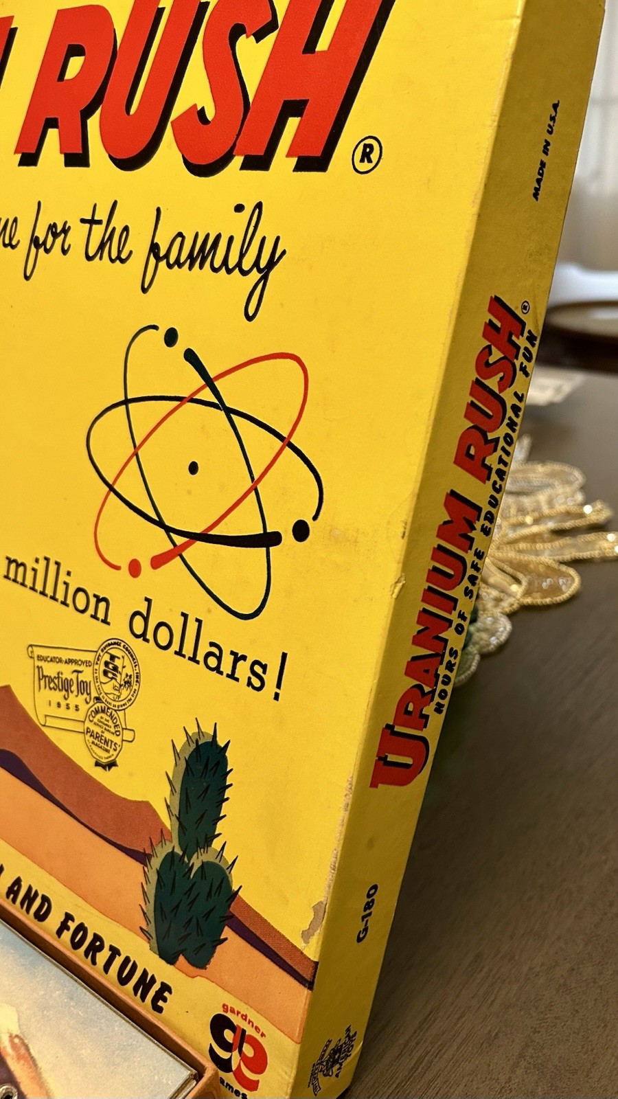 Unused Uranium Rush Board Game Rare In Any Condition!