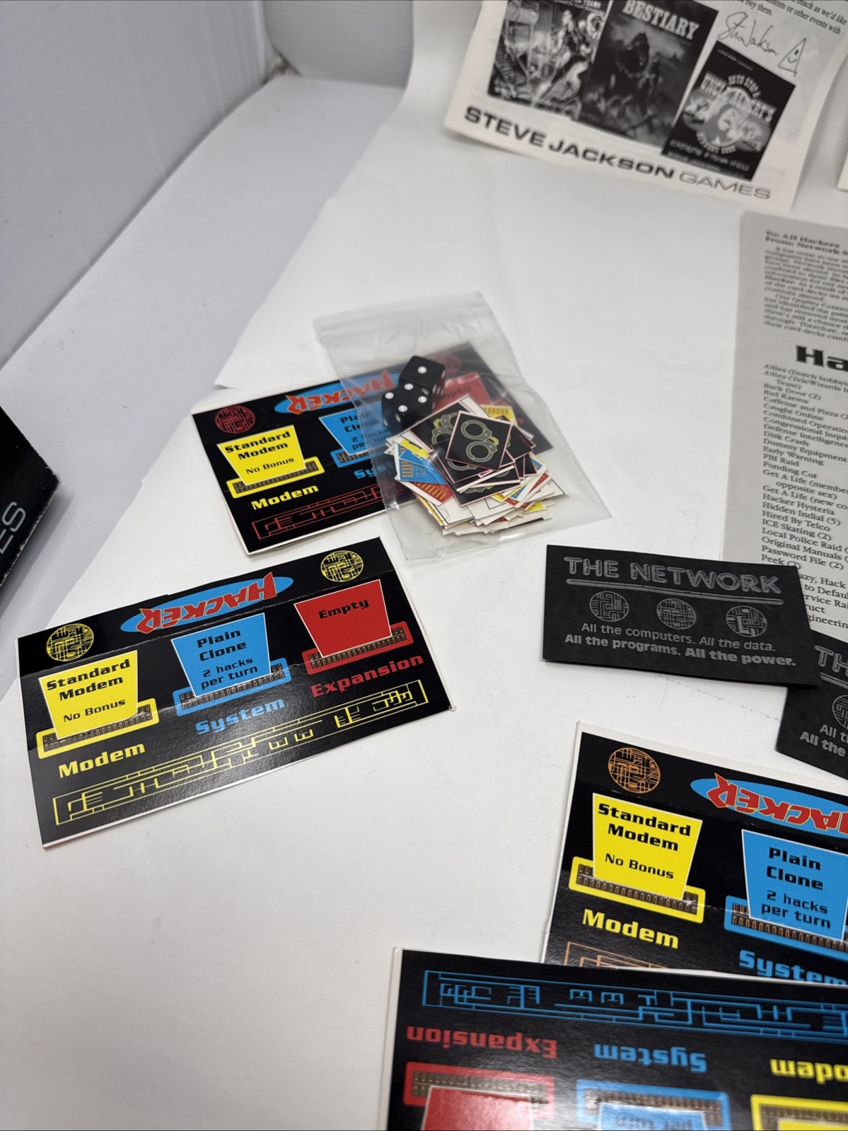Steve Jackson Games Hacker The Computer Crime Card Game 1313
