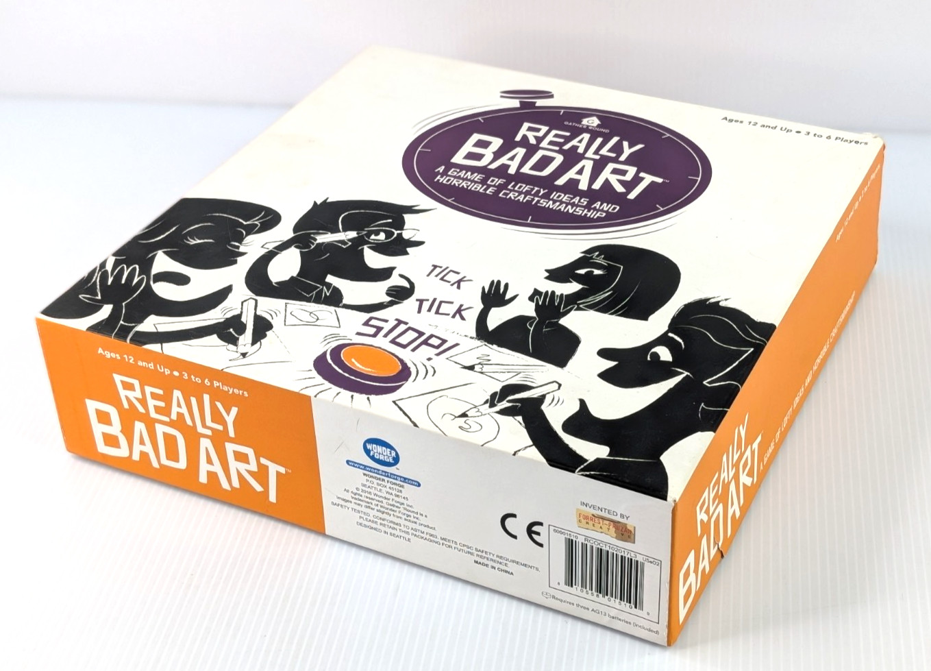Really Bad Art Board Game Gather Round 2016 Wonder Forge COMPLETE Gift