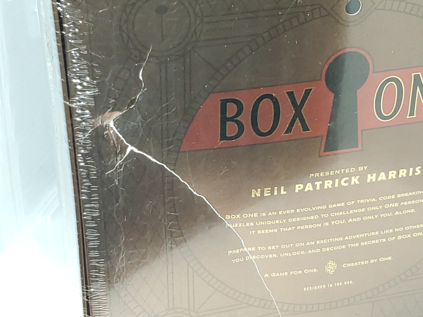Box One Presented By Neil Patrick Harris Game Theory 11.SEALED READ DESCRIPTION