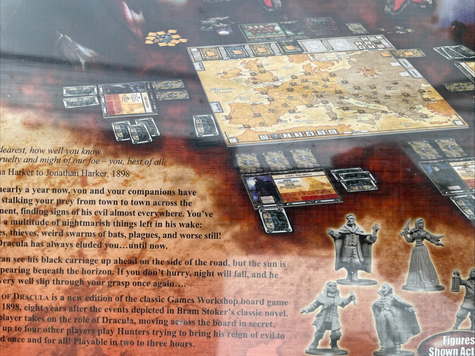 Fury of Dracula 2nd Ed Board Game Gothic Horror Fantasy Flight Games FFG NEW