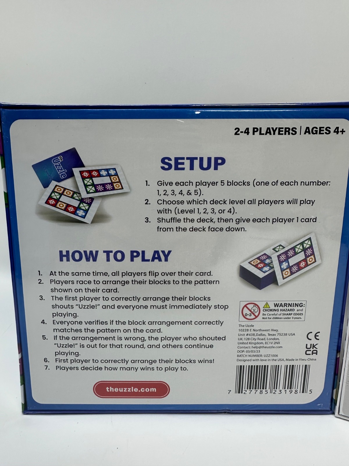 The Uzzle Stack Royale 3.0 by Uzzle Games (Bundle), Fun & Fast Family Board Game