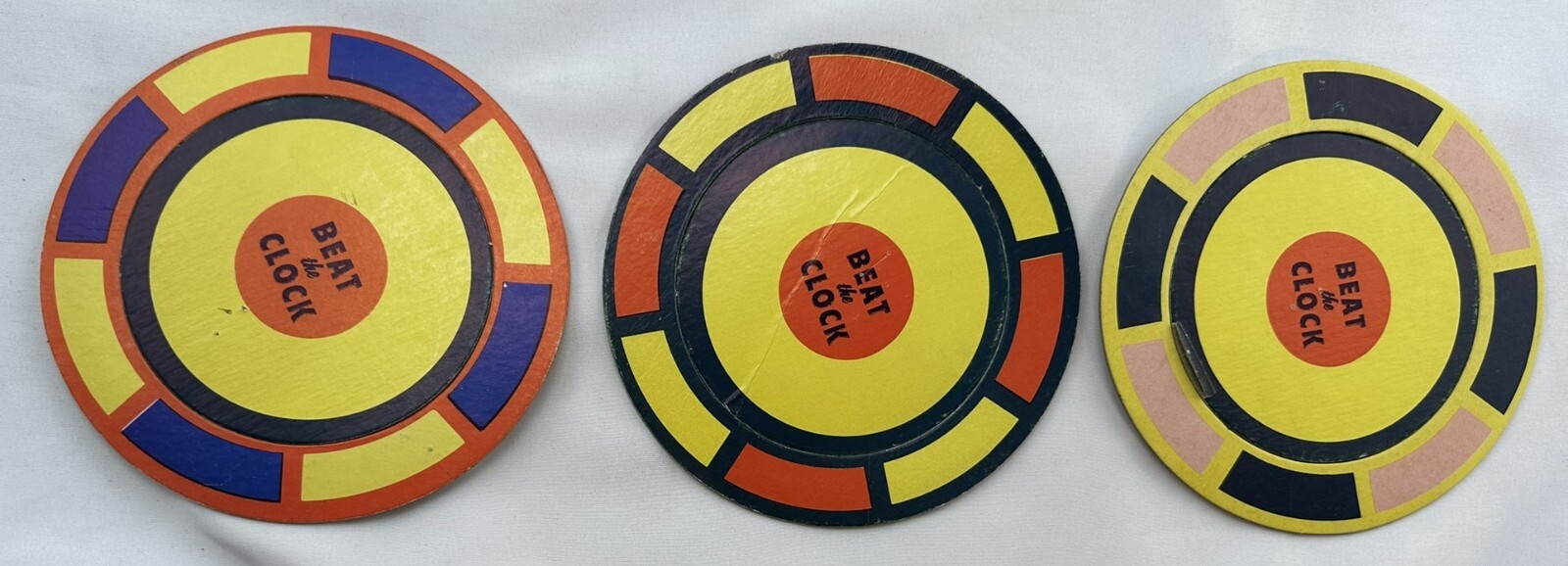 1954 Beat the Clock Game by Lowell Toys in Fair Condition FREE SHIPPING