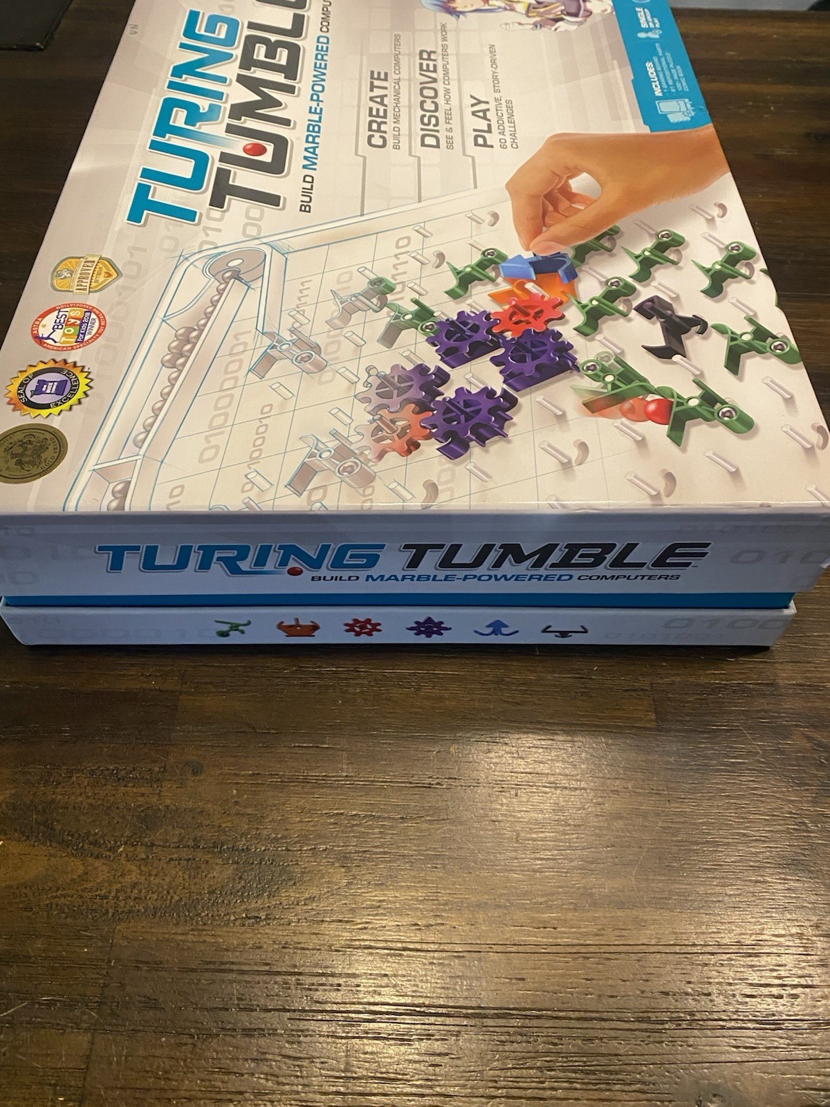 *Open Box* Turing Tumble Build Marble-Powered Computers Coding Anime School Game