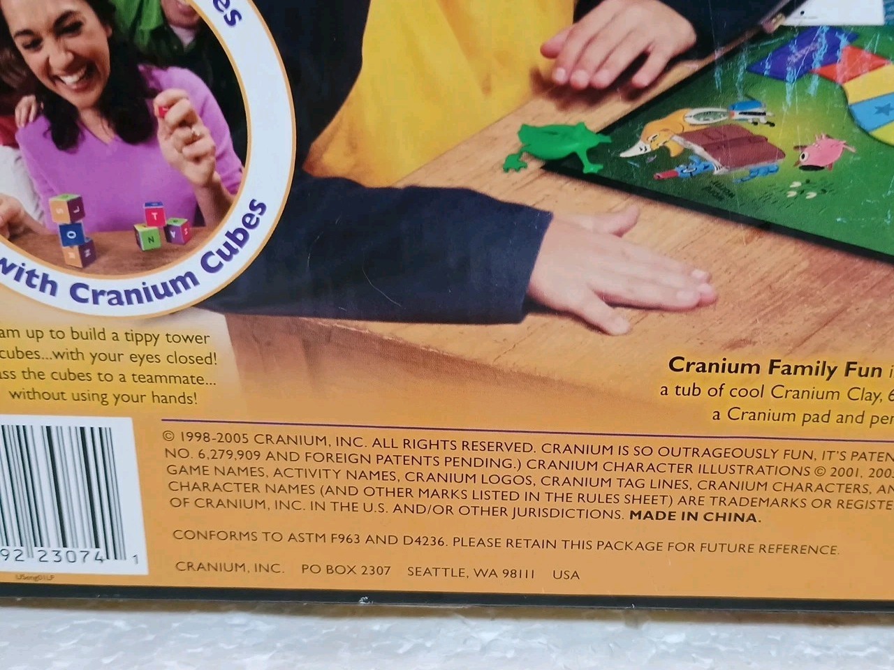 Cranium The Family Fun Game Outrageous Fun For The Whole Family 100% COMPLETE