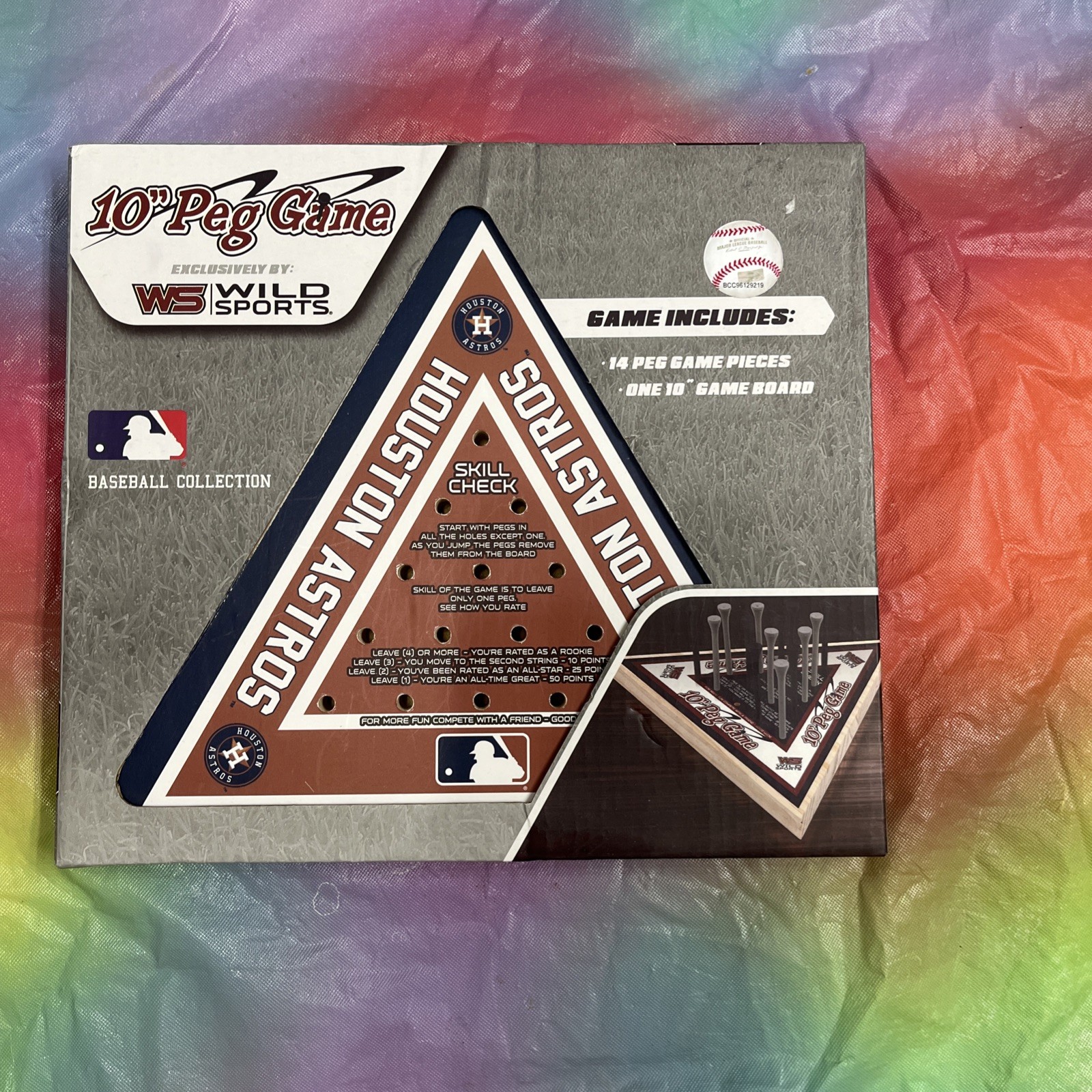 10 Peg Game By Wild Sports Houston Astros New In Box
