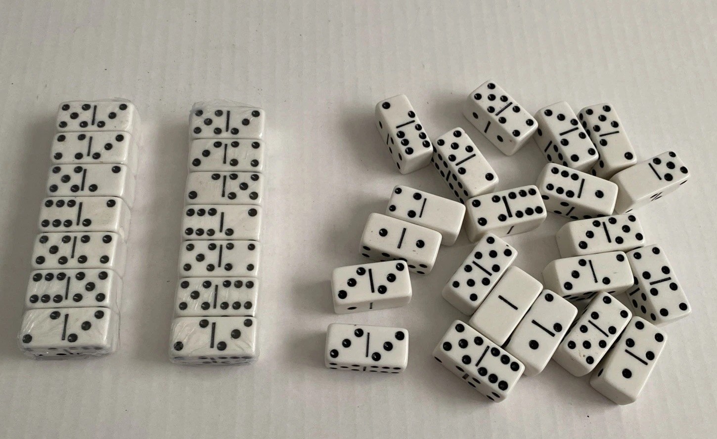 Double Six Dominoes Lot Of 35