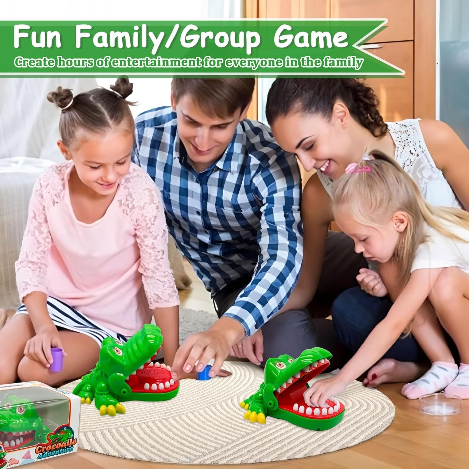 Travel-Friendly Crocodile Dentist Toy – No Batteries Required for Ages 4+
