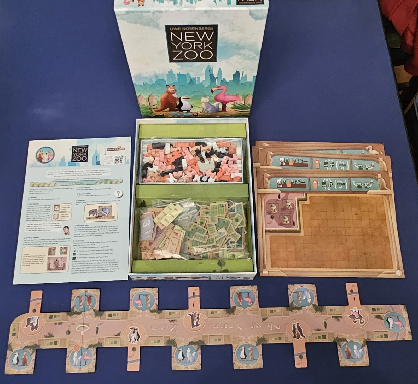 NEW YORK ZOO Strategy Board Game UWE ROSENBERG – CG Feuerland
