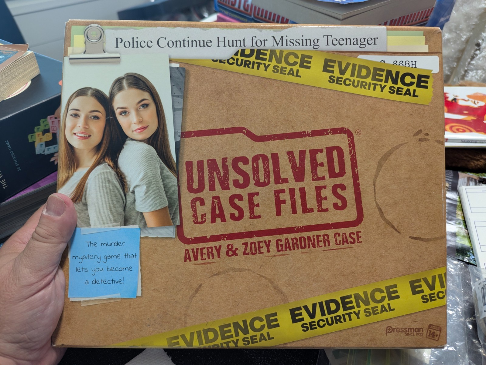 UNSOLVED CASE FILES AVERY & ZOEY GARDNER CASE Detective Game SEALED 2022