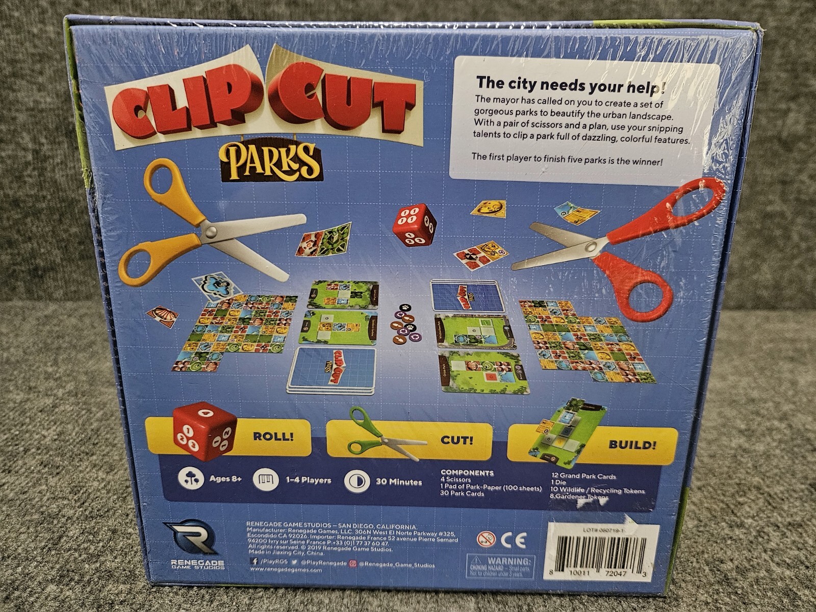CLIP CUT PARKS Game