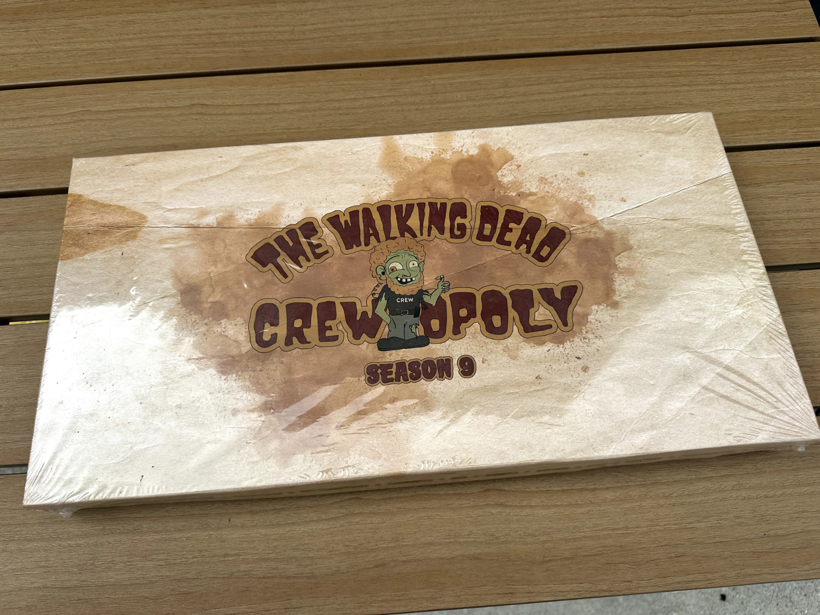 The Walking Dead Crewopoly Game Season 9 Board Game Production Crew Gift RARE