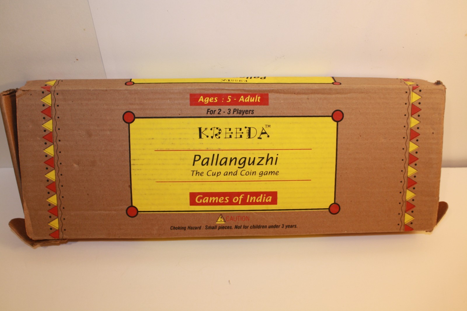 Kreeda Pallanguzhi India Cup & Coin Game COMPLETE