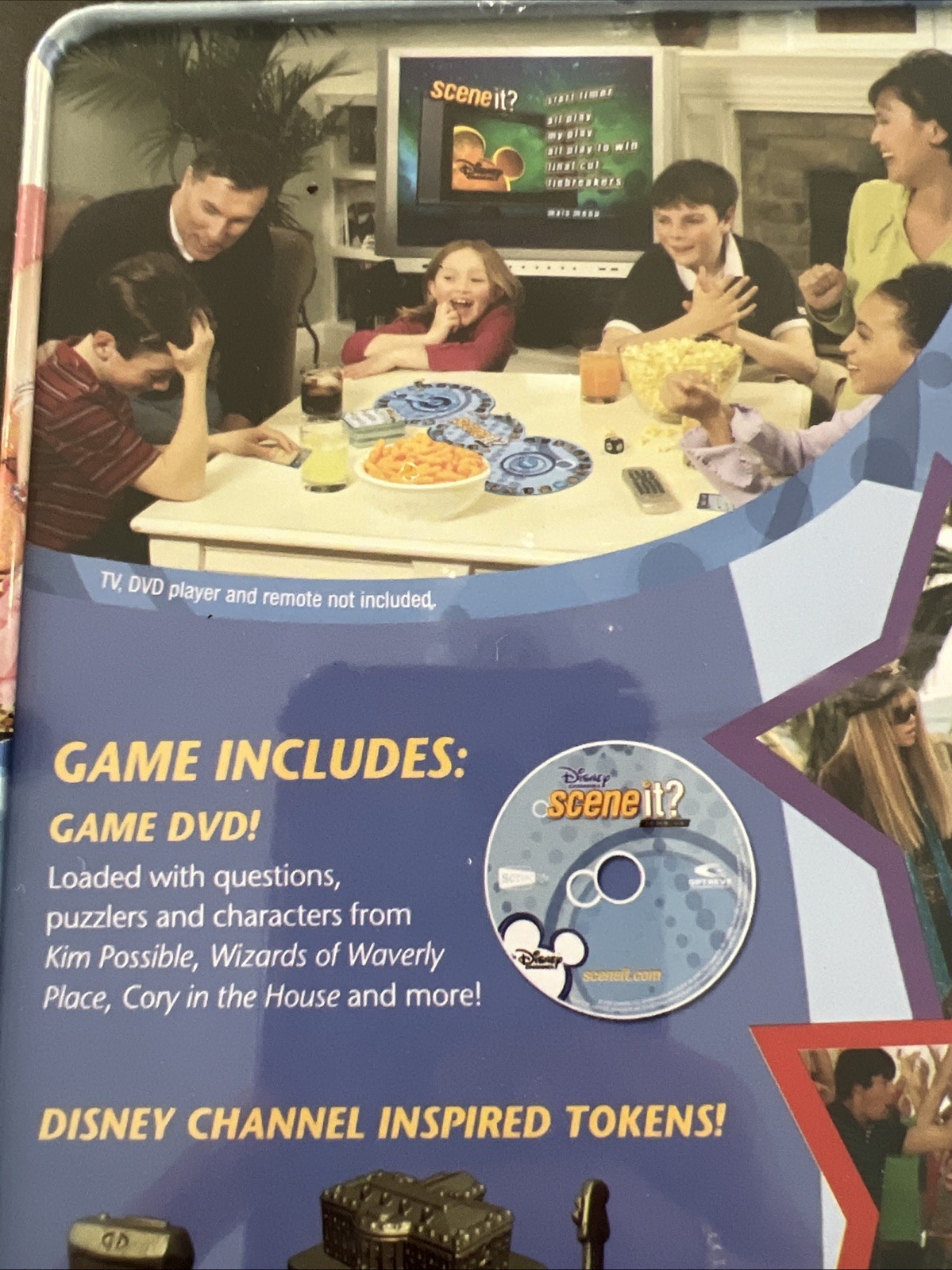 Optreve Disney Channel Scene It? DVD Game Trivia 2+ Players Factory Sealed
