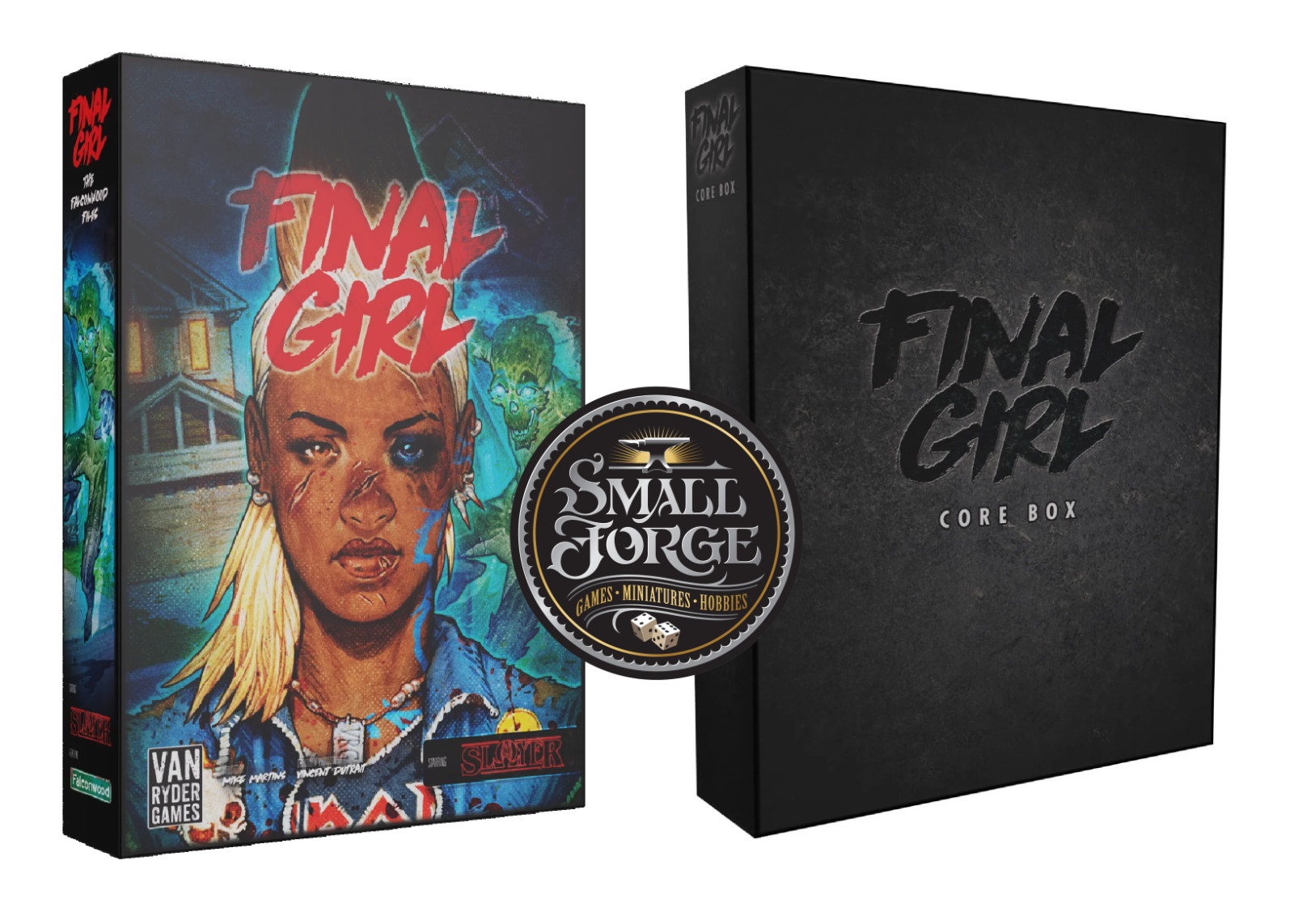 Final Girl: The Falconwood Files & Core Box. FG013 & FG000. Single Player Game