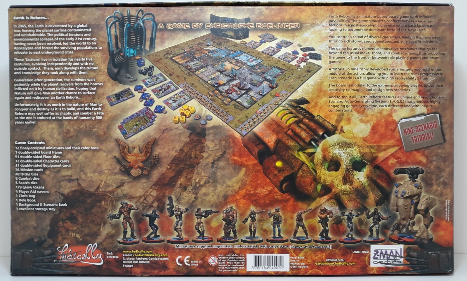Earth Reborn Z-Man Board Game 100% Complete Z-Man Ludically