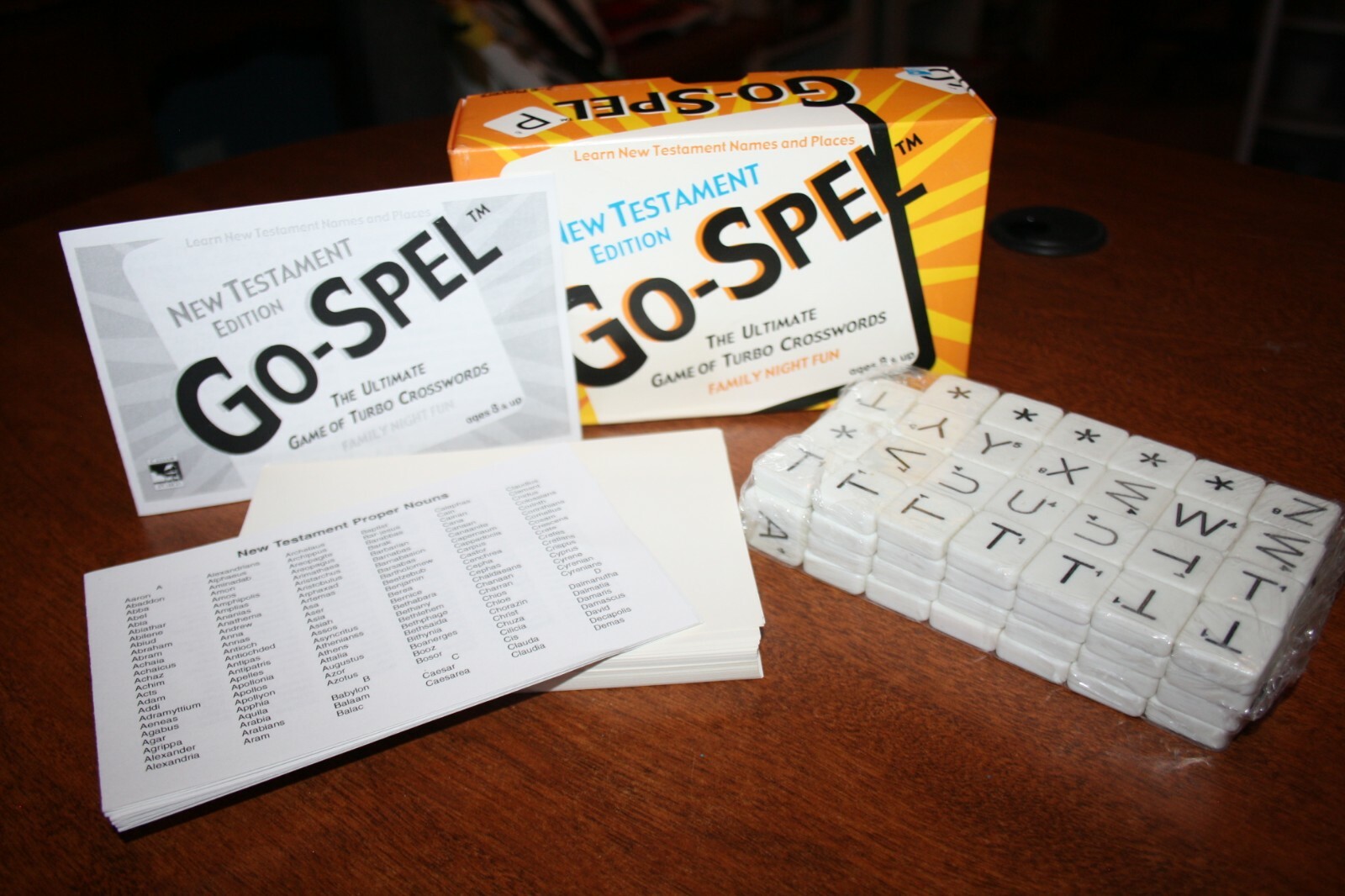 New Testament Edition Go-Spel Ultimate Game of Turbo Crosswords -Cedar Fort 2002