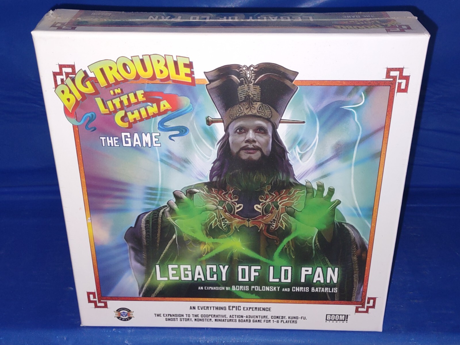 BIG TROUBLE IN LITTLE CHINA & LEGACY OF LO PAN BOARD GAME EVERYTHING EPIC