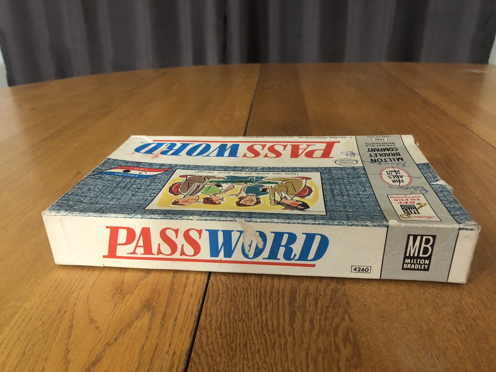 VINTAGE 1962 PASSWORD VOLUME 2 MILTON BRADLEY GAME #4260 USA MADE