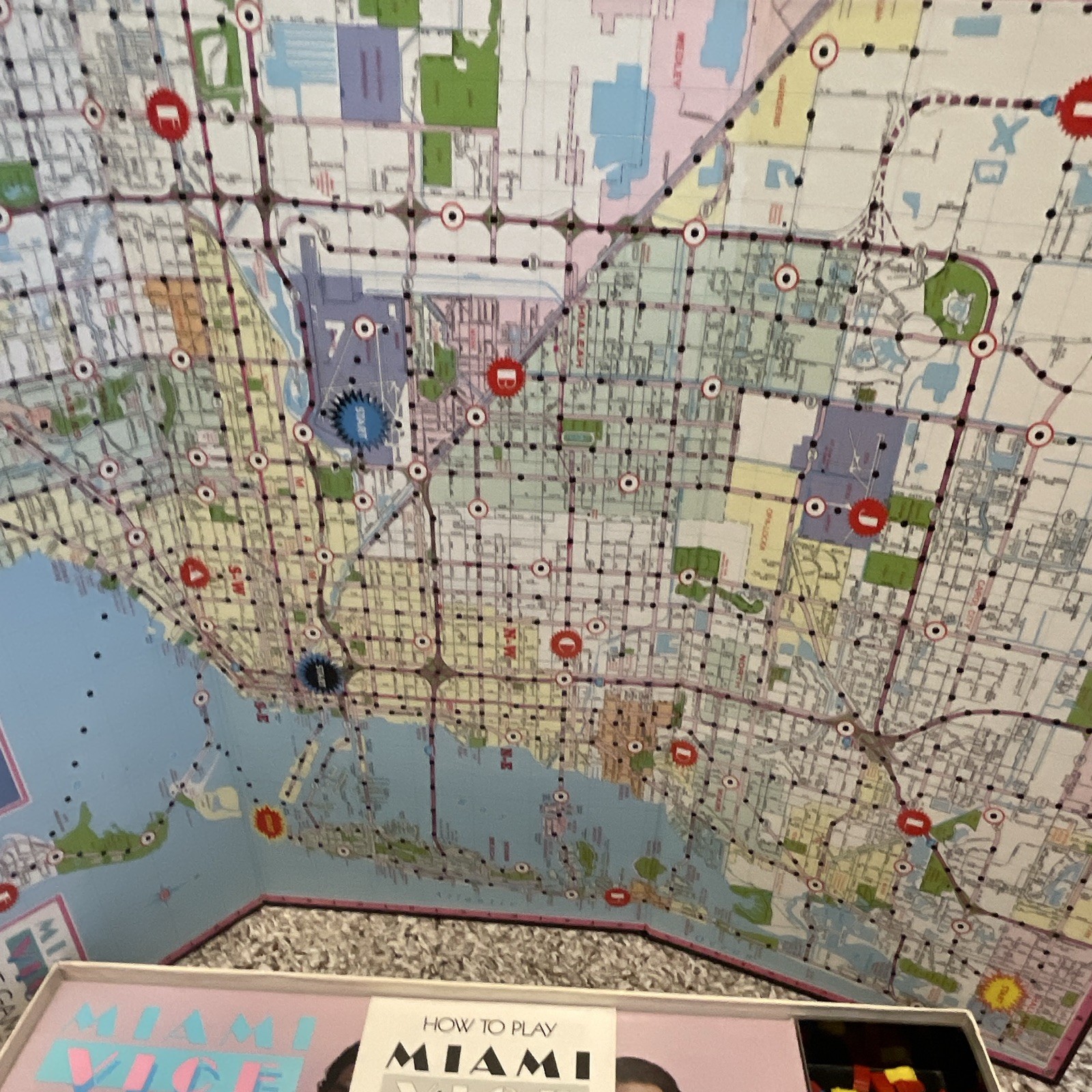 Miami Vice Miami Vice: The Game Strategy Board Game 2-4 Players 10+