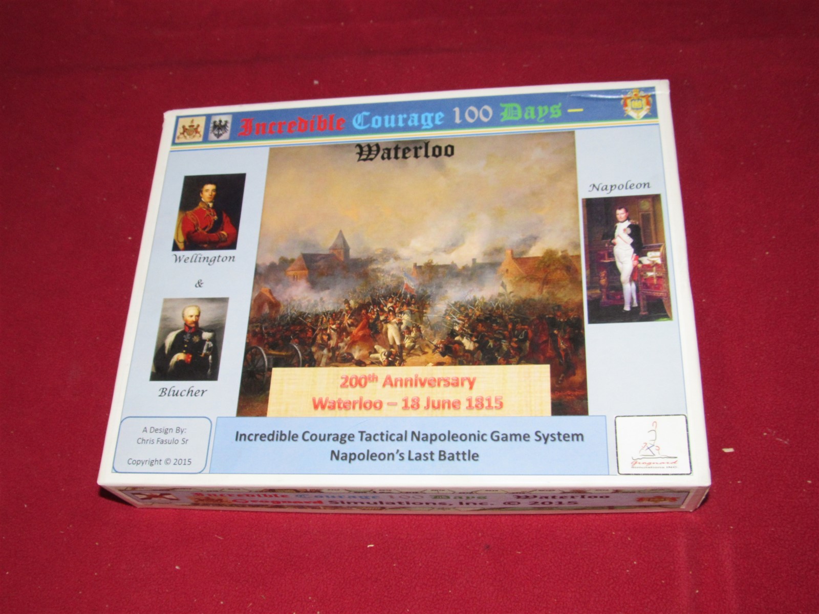 Grognard Simulations Inc: Incredible Courage 100 Days: Waterloo: Sealed