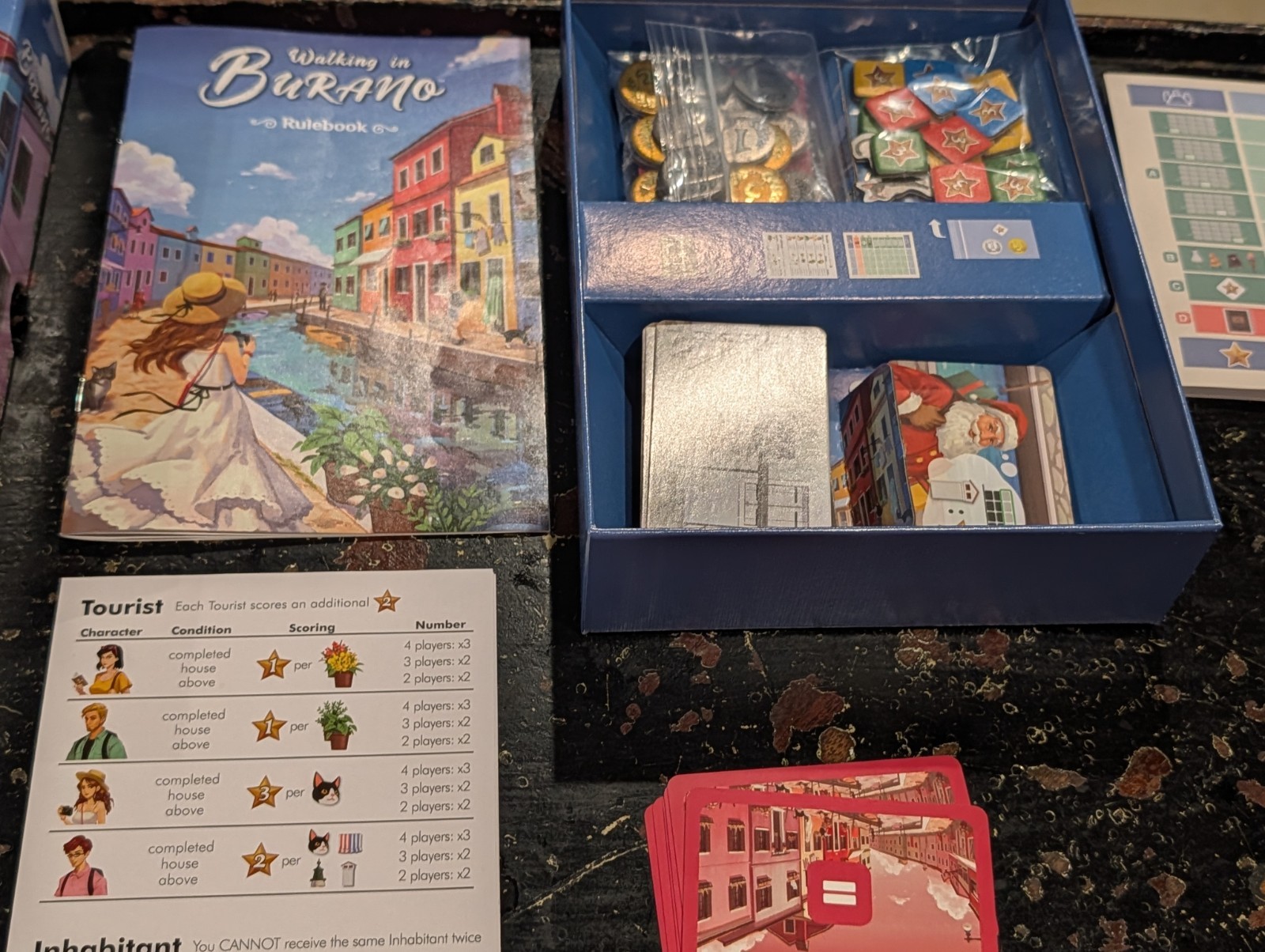 Walking in Burano Board Game AEG 1-4 Players 14+