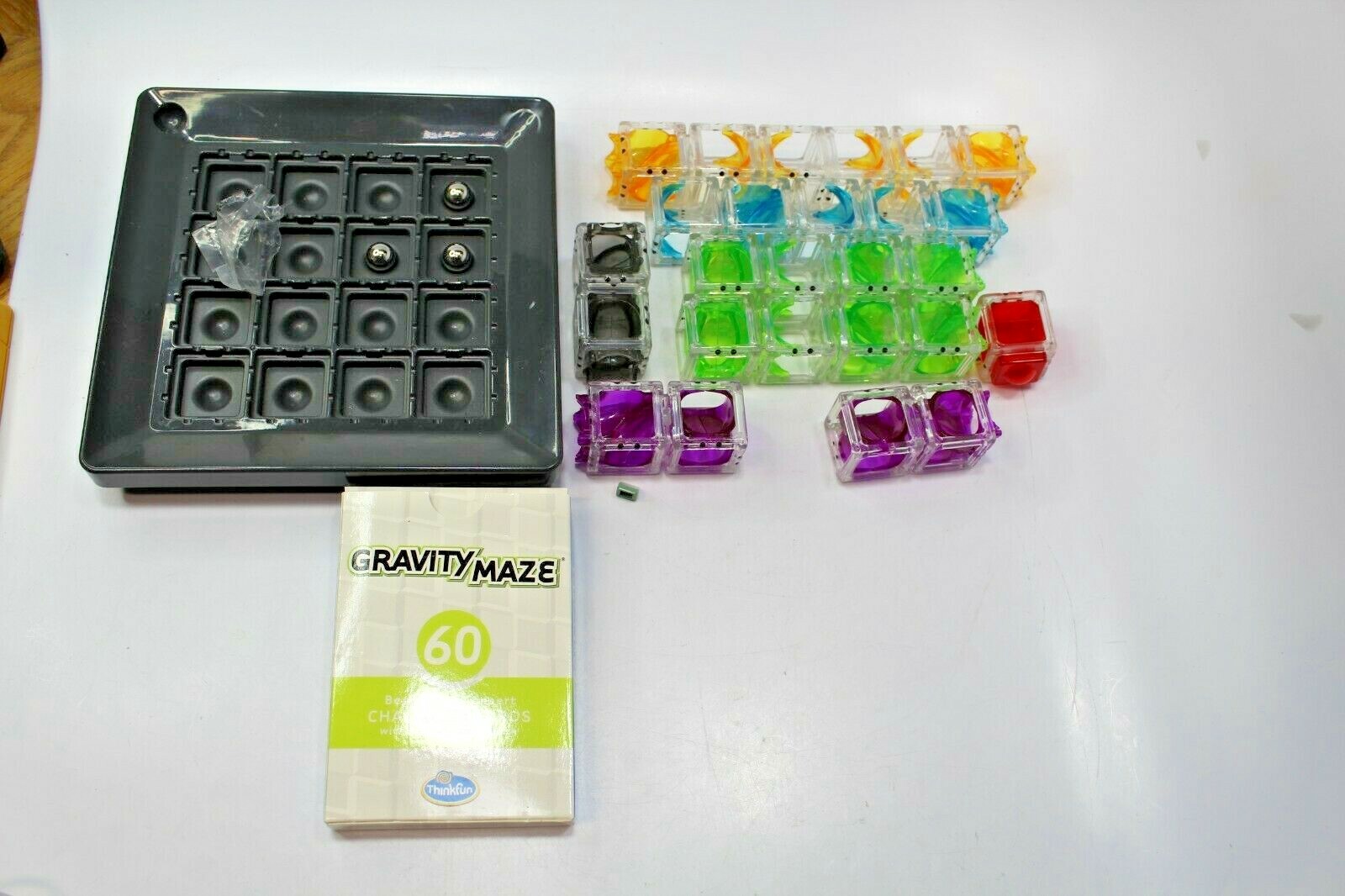 Thinkfun Gravity Maze Falling Marble Logic Game Ignite Your Mind USED