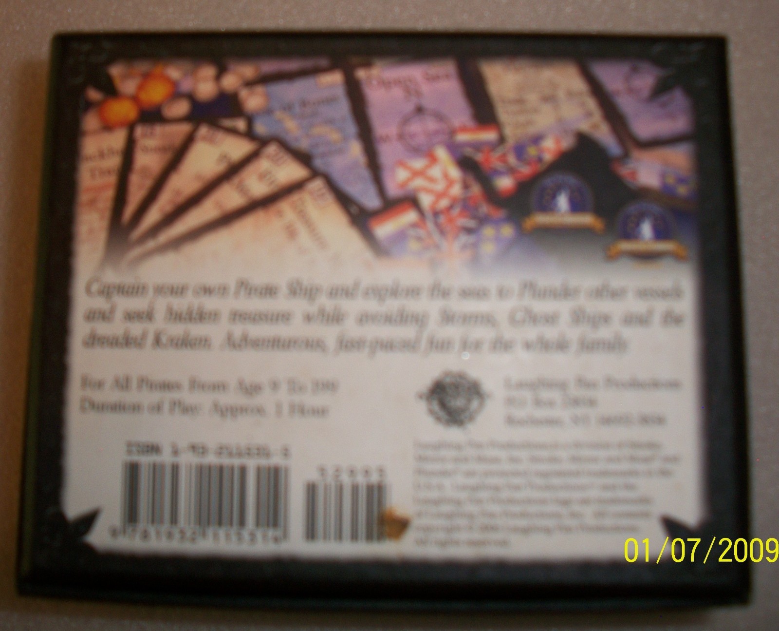 Plunder – Pirate Themed Board Game 2004 Laughing Pan Productions New in Open Box