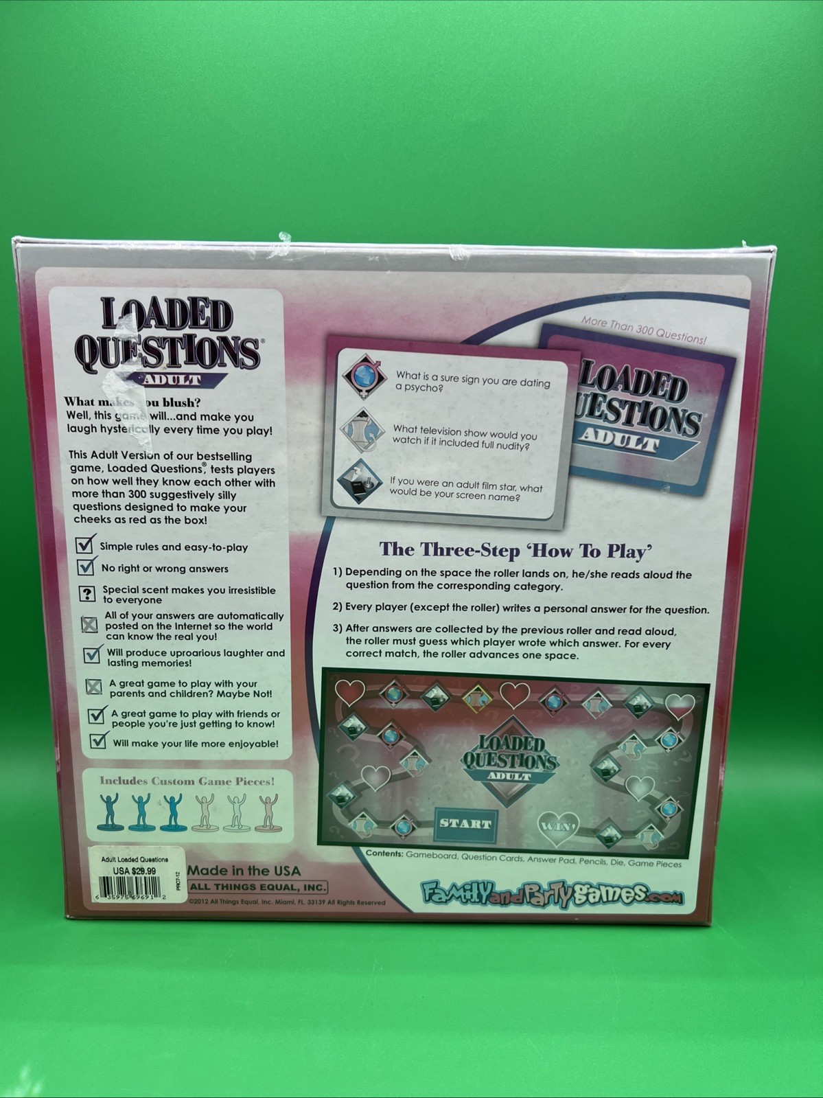 LOADED QUESTIONS Adult Party Game Ages 18+ For 4-6 Players 2012 Factory Sealed