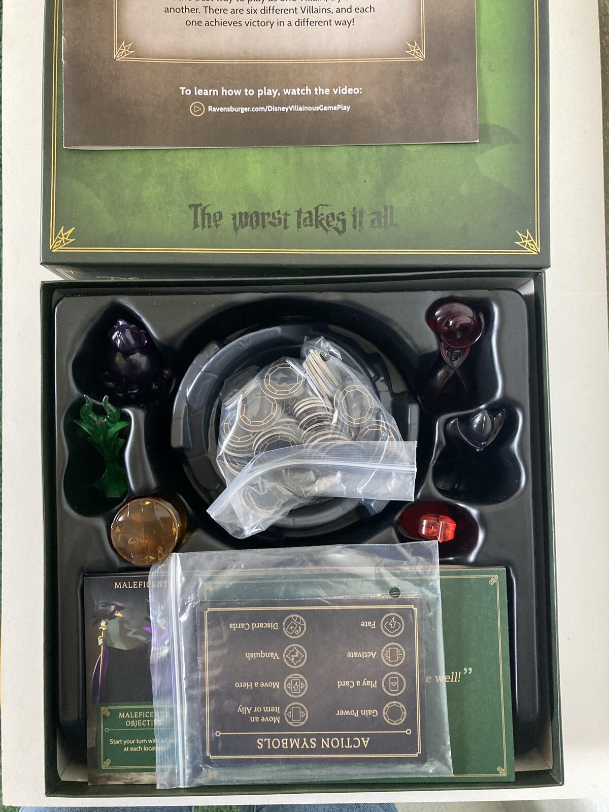 Villainous – The Worst Takes It All Disney Wonder Forge Strategy Board Game