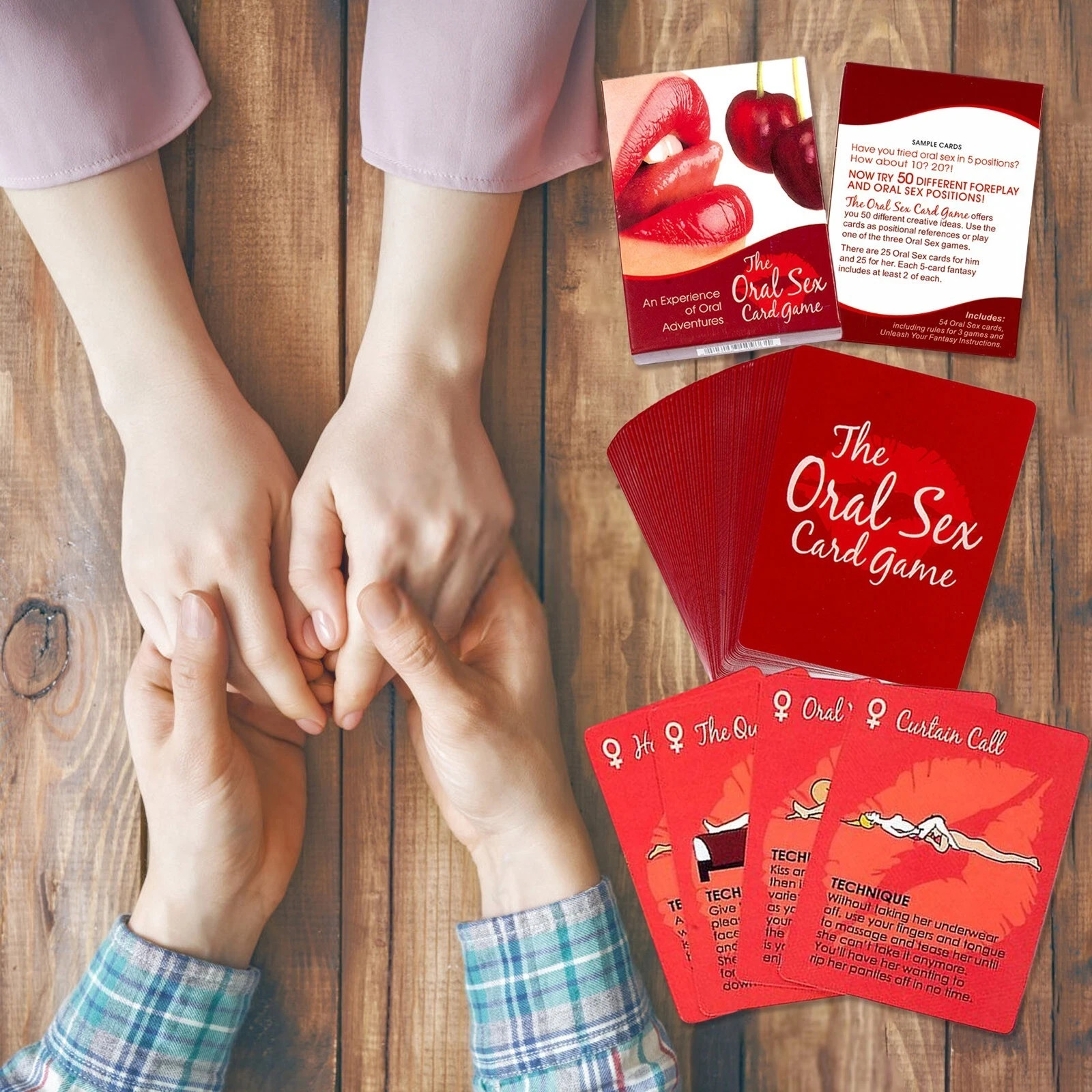 THE ORAL SEX CARD GAME ADULT COUPLES FUN FOREPLAY CARD GAME