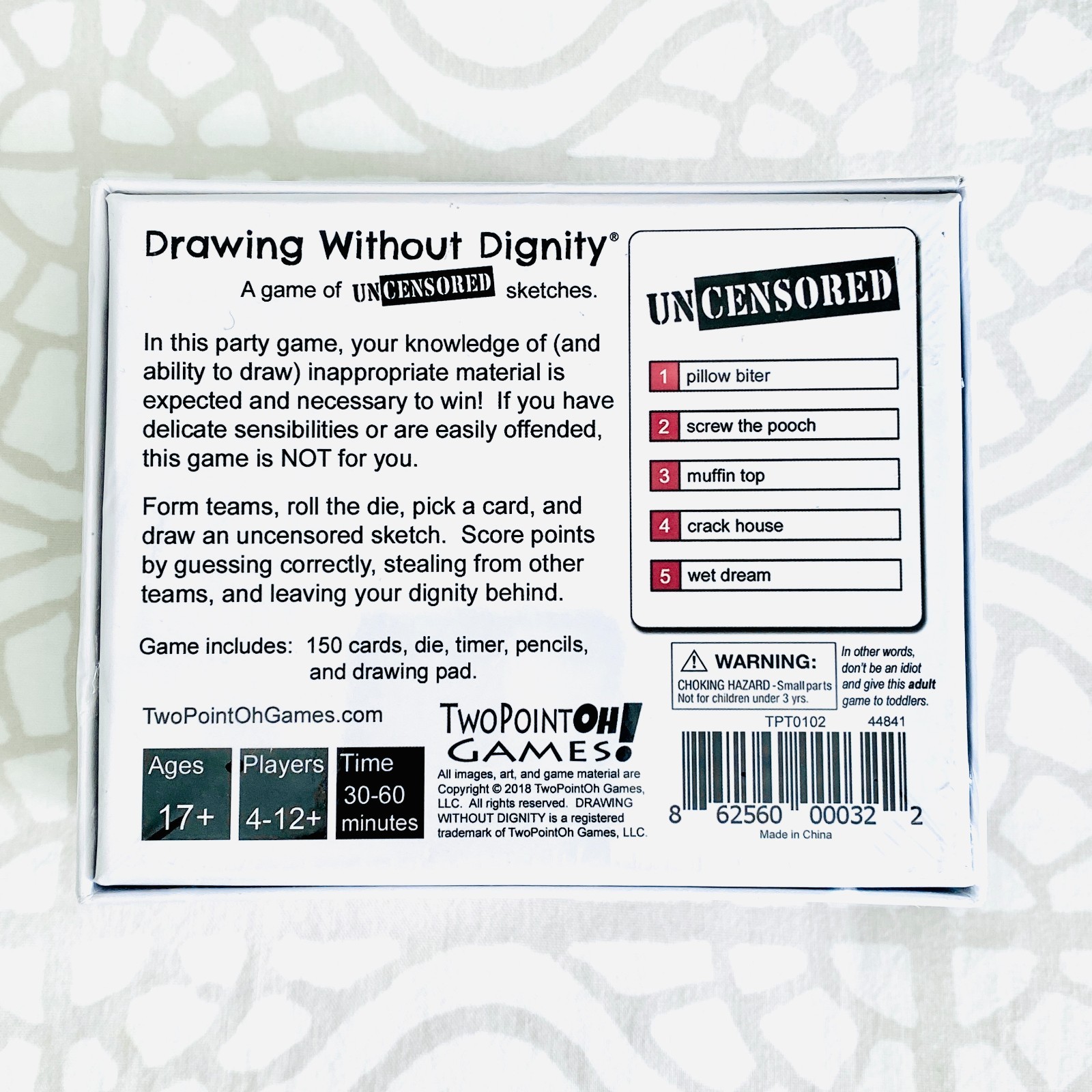 NEW / SEALED Drawing Without Dignity – Adult Party Game of Uncensored Sketches