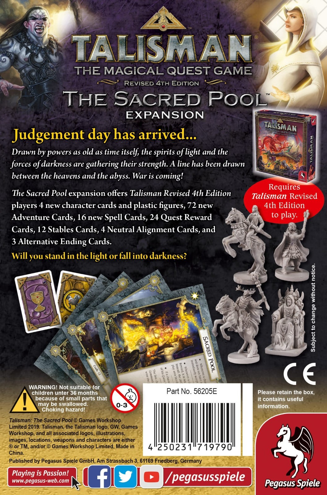 Talisman: The Sacred Pool Expansion – Pegasus Spiele – Brand New Sealed!