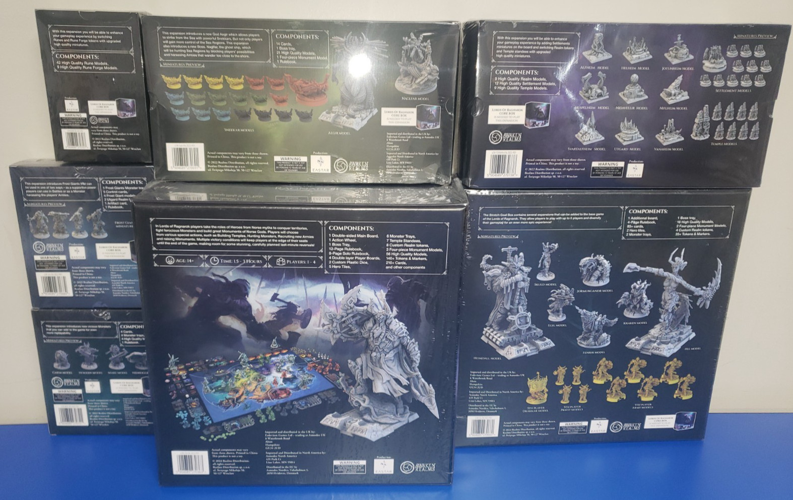 Lords of Ragnarok Core Game + 6 Expansions Awaken Realms Brand New SEALED