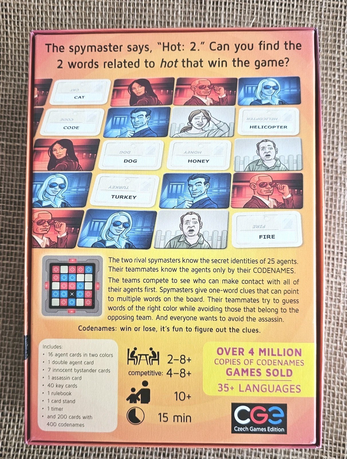 CodeNames By Czech Games Edition Social Word Game New Open Box