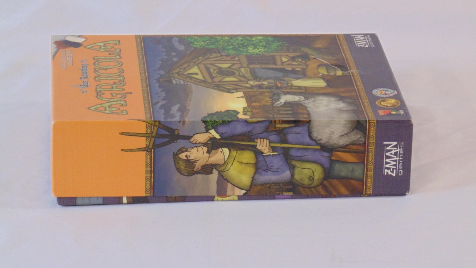 Agricola Z-Man Games Uwe Rosenberg Board Game Complete w/ 3D Insert