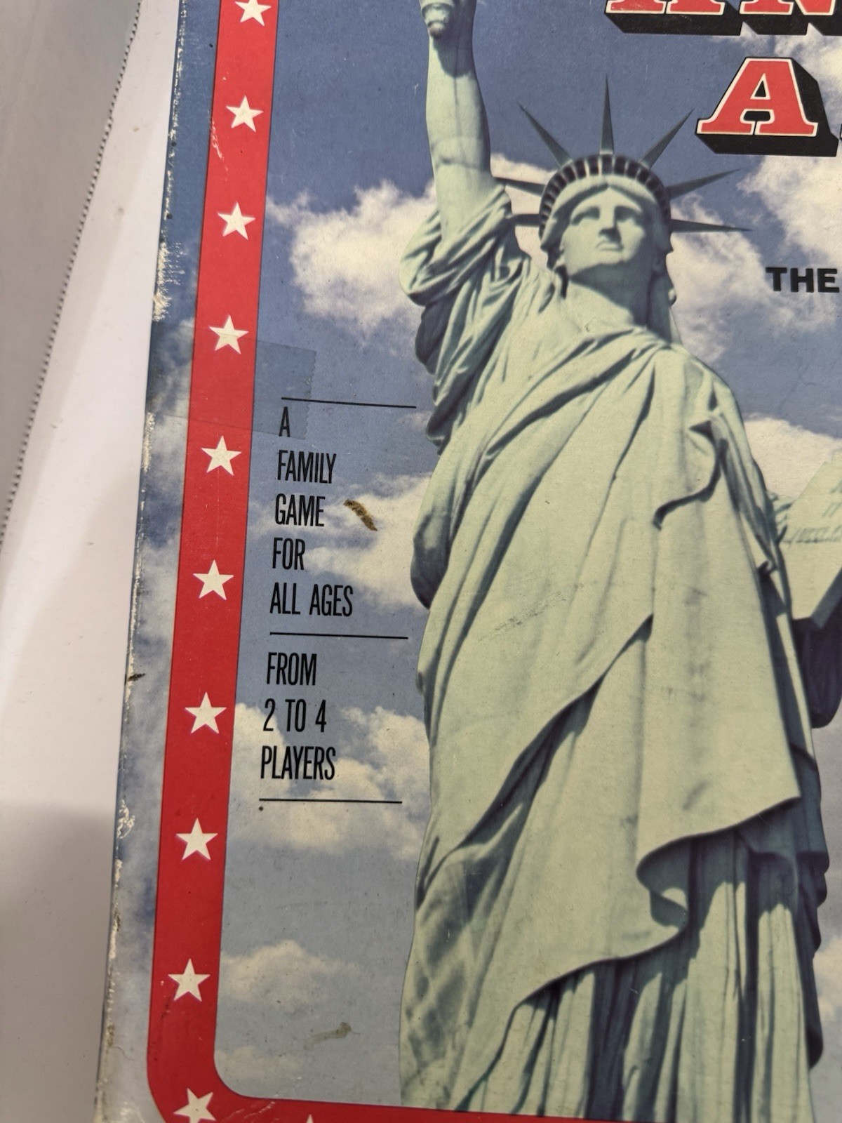 Vintage 1971 Cadaco Your America Board Game Patriotic History Complete in Box