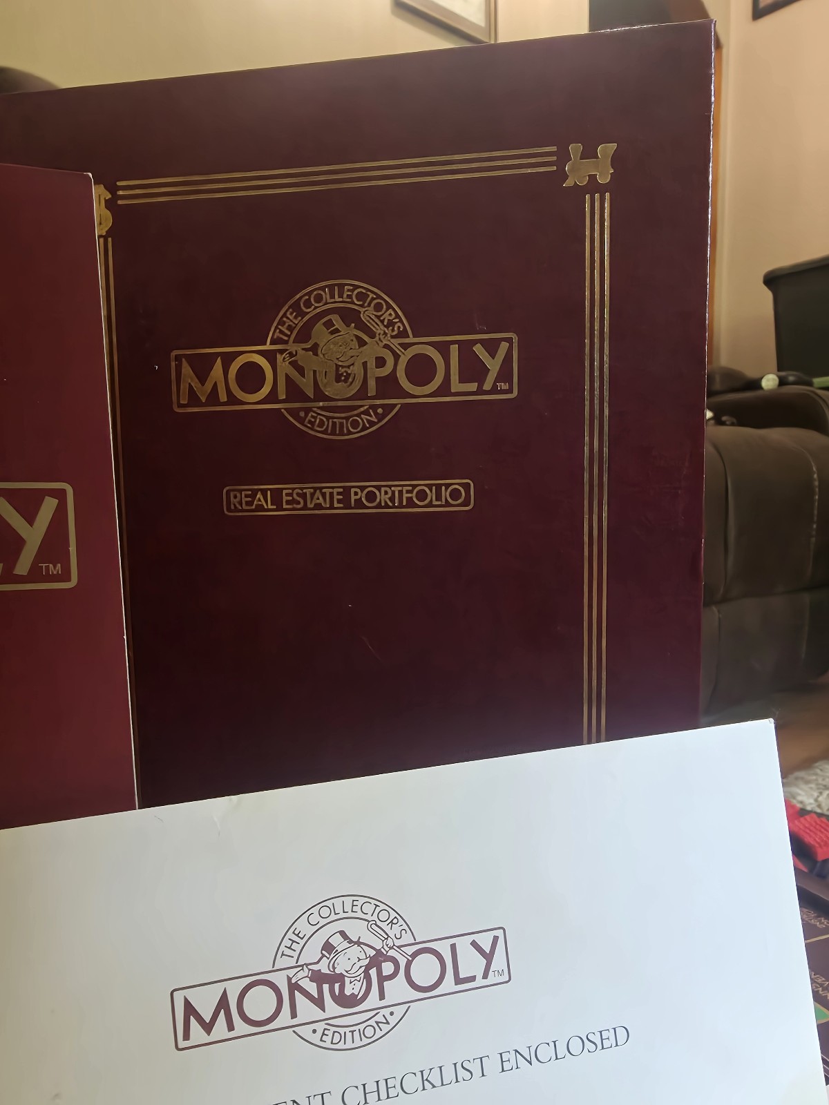 Franklin Mint MONOPOLY Collector’s Edition Wood Board Game 1991 Complete* W/ COA