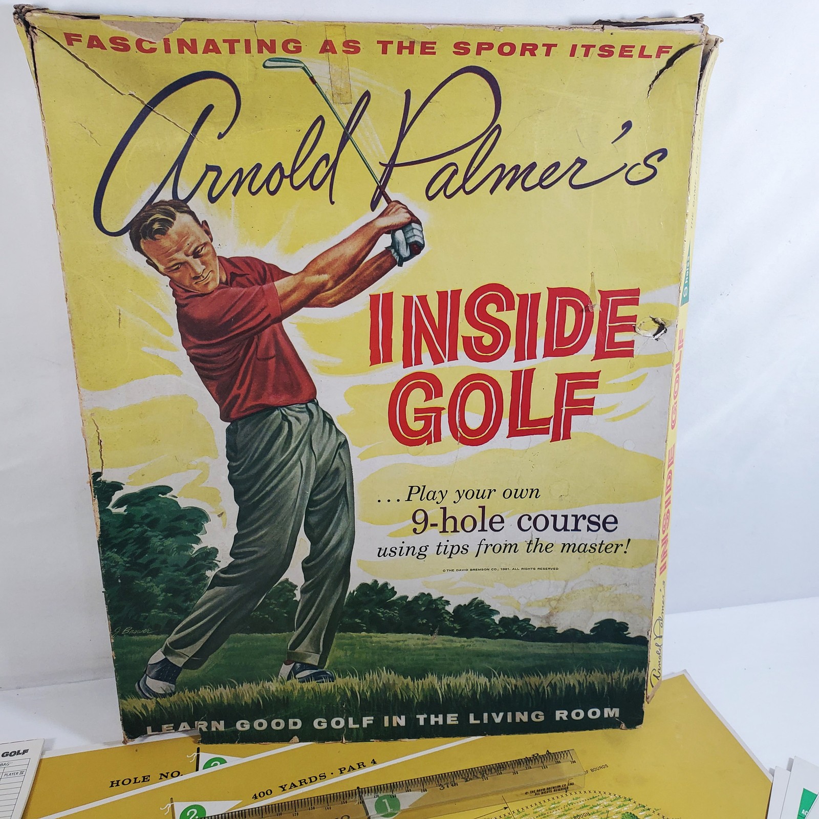 Vintage 1961 Arnold Palmer’s Inside Golf Board Game – Complete David Bremson Co.