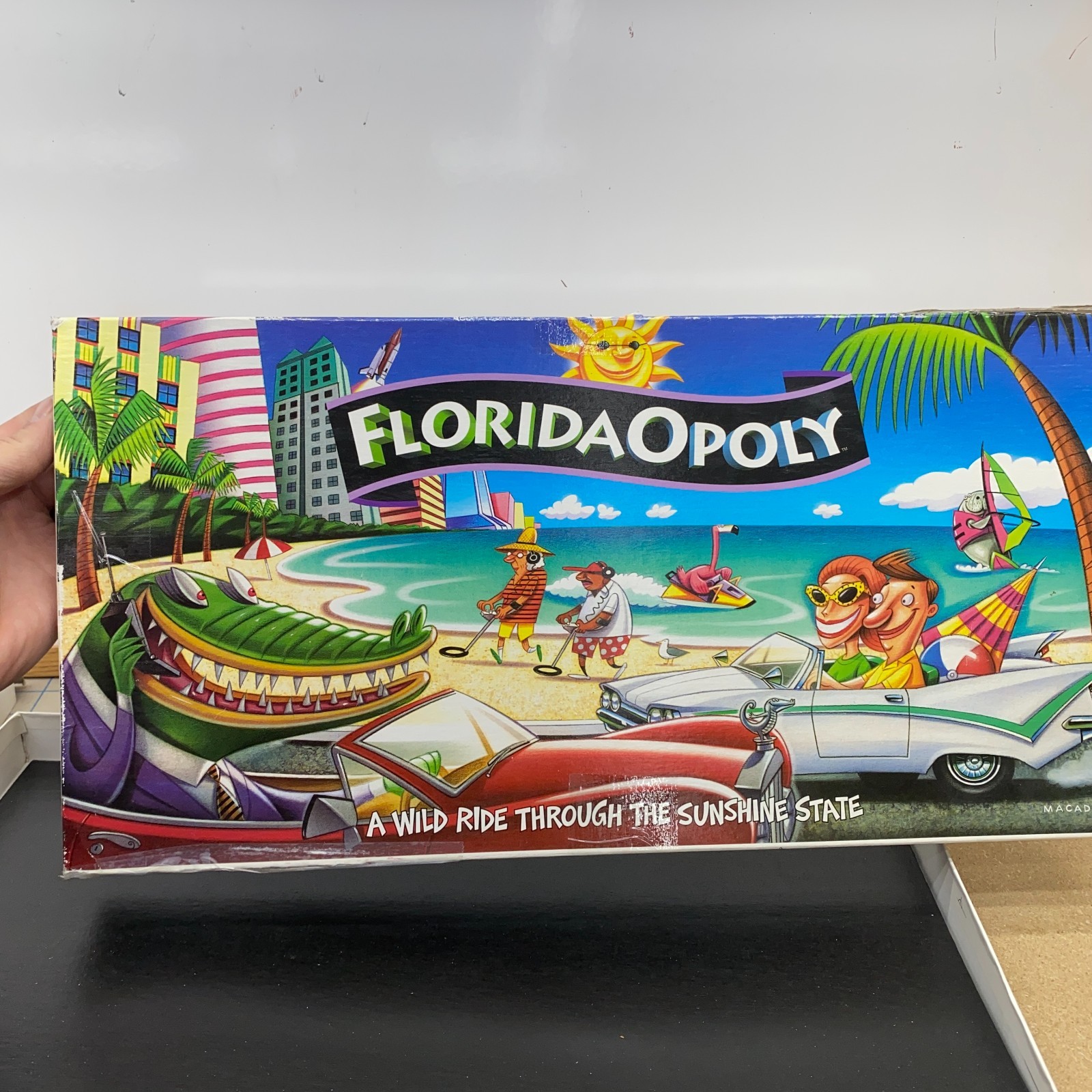 Vintage FloridaOpoly Board Game Sunshine State 1997