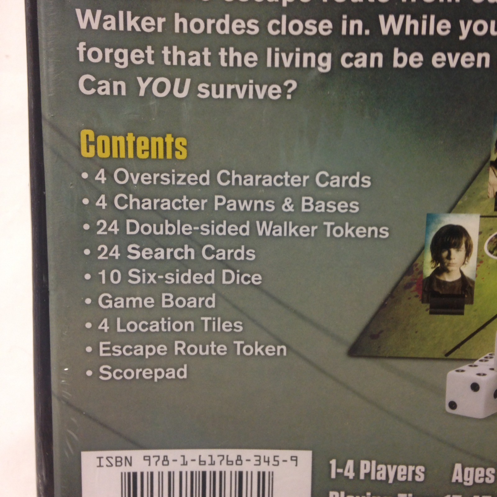 The Walking Dead AMC Don’t Look Back Dice Game New Sealed CRYPTOZOIC