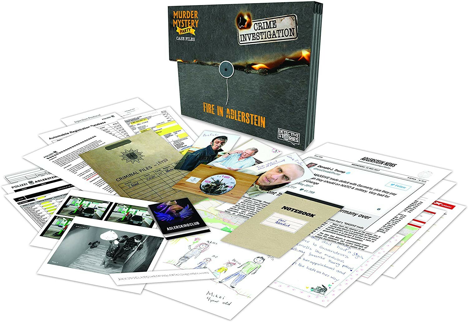 Fire in Adlerstein Murder Party Game