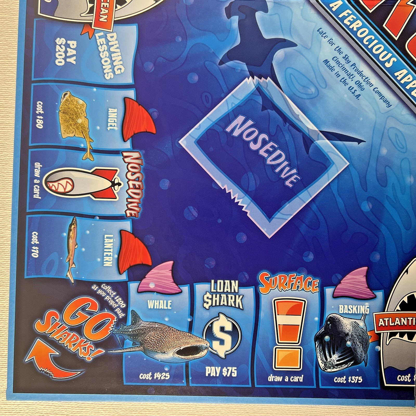 SHARK-OPOLY: A Game with a Ferocious Appetite for Fun, Late for the Sky, NEW OB
